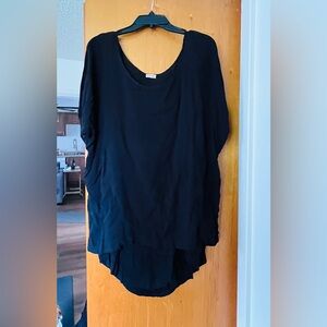 Shaina Mote black oversized shirt